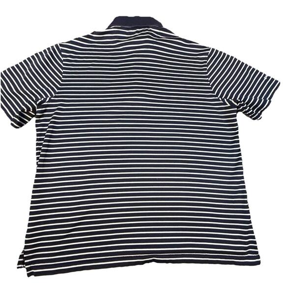 PING Golf Polo Shirt Men's Black Striped Collared Short Sleeve Large - Picture 3 of 7